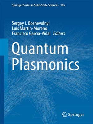 cover image of Quantum Plasmonics